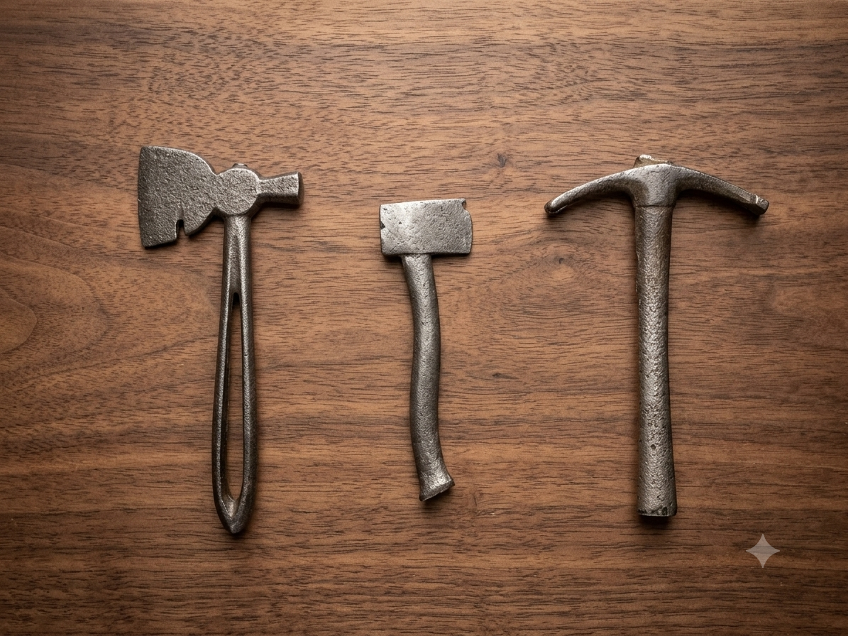 SET OF MINIATURE VINTAGE TOOLS